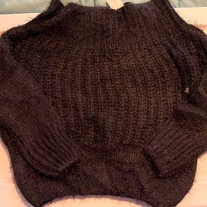 NWT-Crop High Neck Sweater